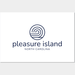 Pleasure Island, NC Beach Summer Wave Posters and Art